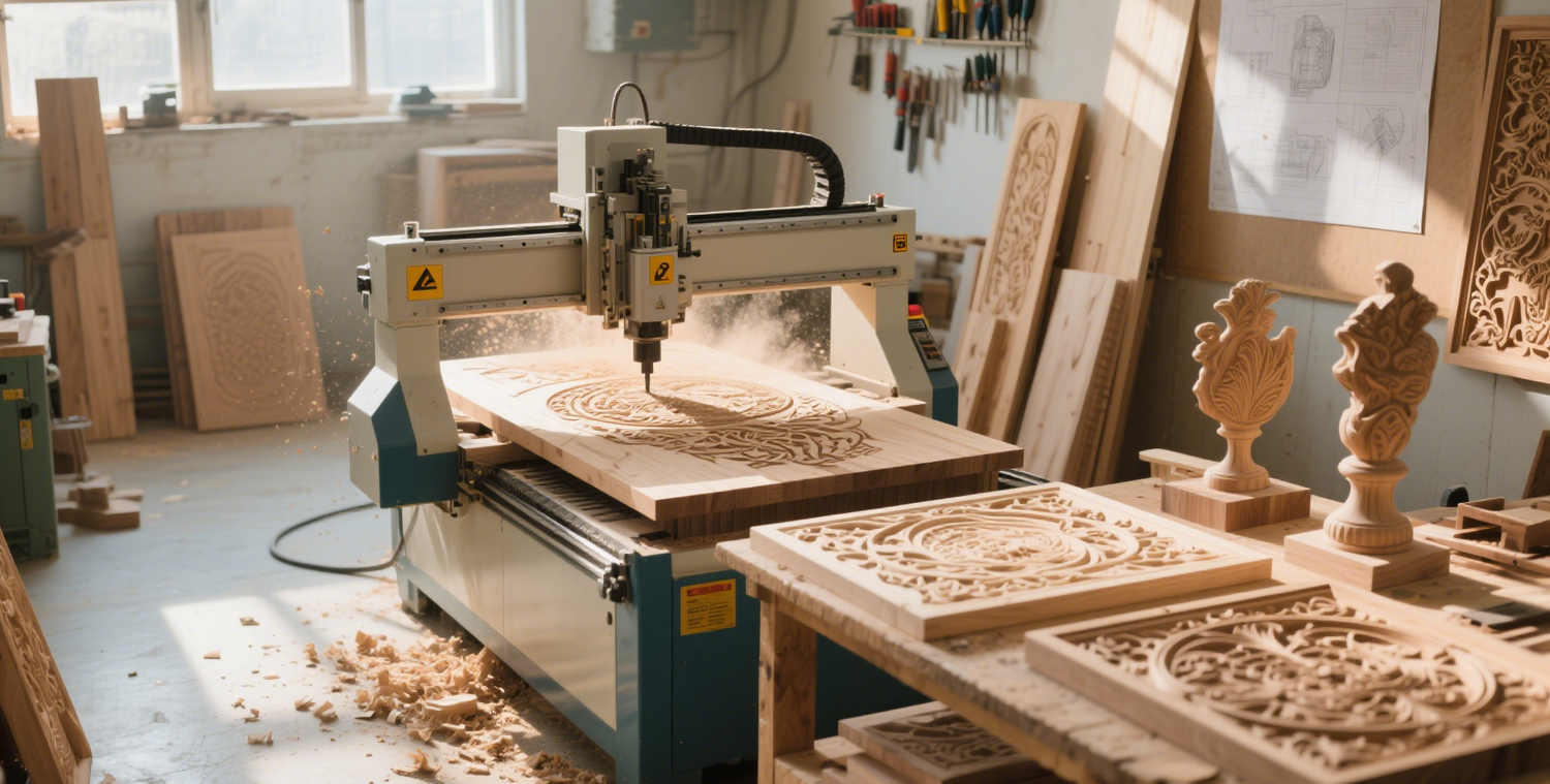 CNC Wood Carving Machines: Efficiency Upgrade in the Modern Woodworking ...