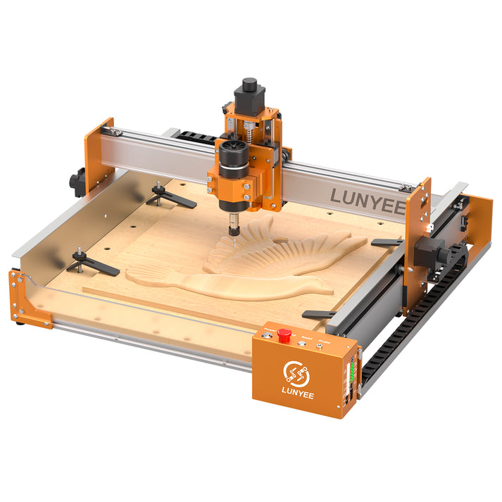 Smitch Router LUNYEE 4040 Pro CNC Machine 100W All-Metal CNC Router