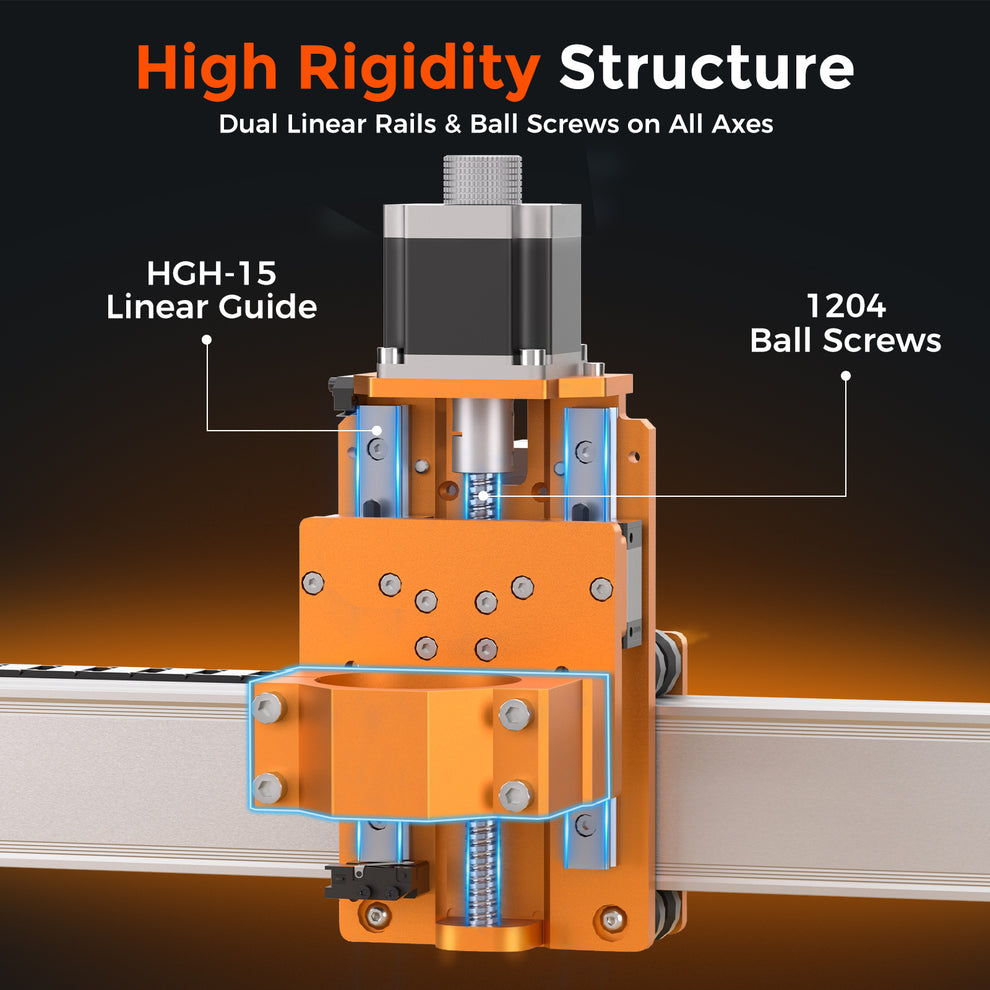 LUNYEE 8080 Pro Max CNC Router Machine for Woodworking, 800x800x100mm ...