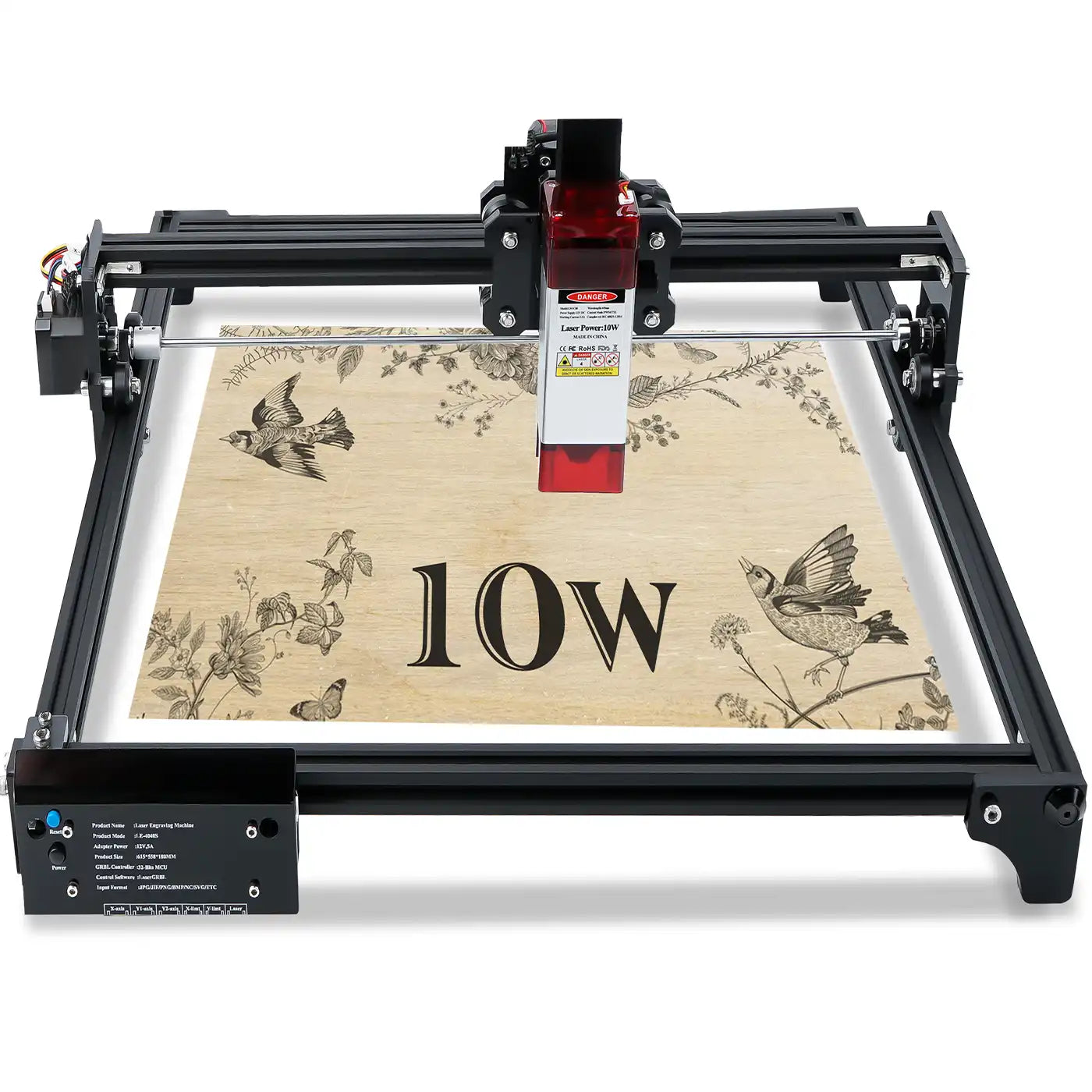LUNYEE Laser Engraver, 5.5W-10W Compressed Fixed Focus Laser, GRBL Controller Support