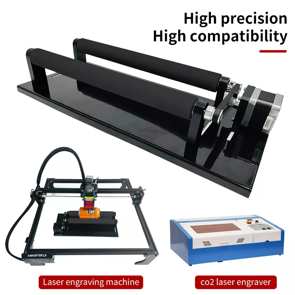 LUNYEE Laser Engraver Y-axis Rotary Roller Engraving Module for Cylind